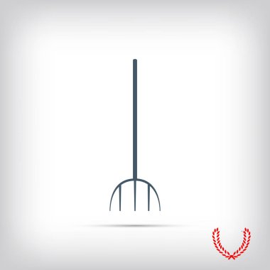 Bahçe çatal simgesi