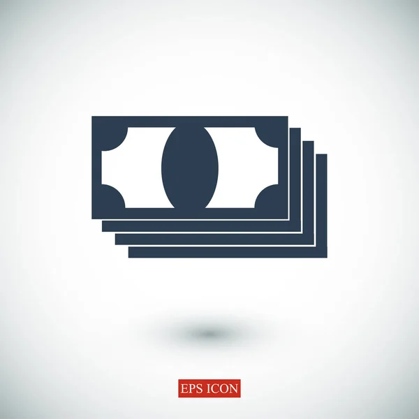 Icono de concepto de dinero — Vector de stock