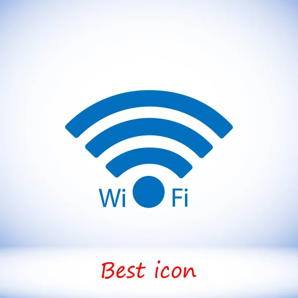 Blaues WLAN-Symbol — Stockvektor