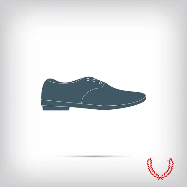 Icône de chaussure couleur — Image vectorielle