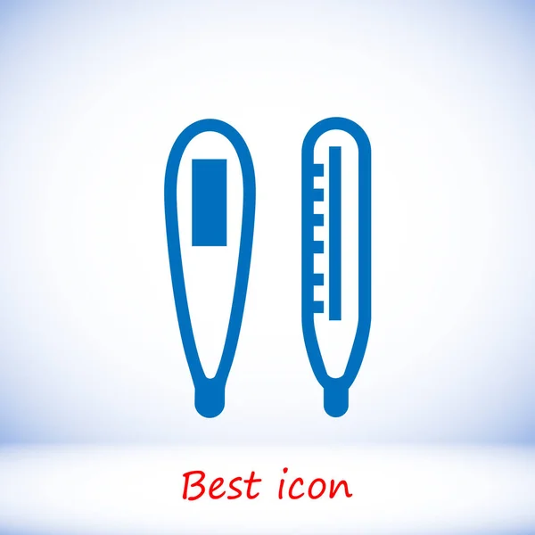 Dwa Termometry ikona — Wektor stockowy