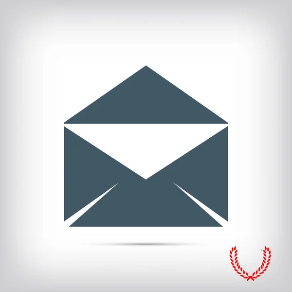 Eenvoudige pictogram van de envelop — Stockvector