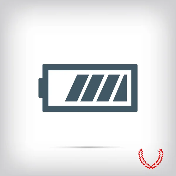 Batterij web pictogram — Stockvector