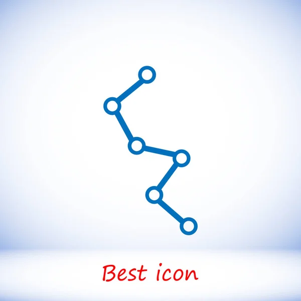 Diagram web icon — Stock Vector
