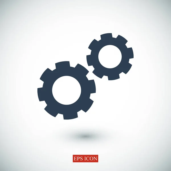 Gears web pictogram — Stockvector