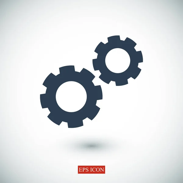 Gears web icon — Stock vektor