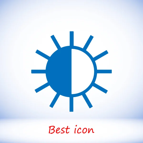 Brigitness vector icon — Stock Vector
