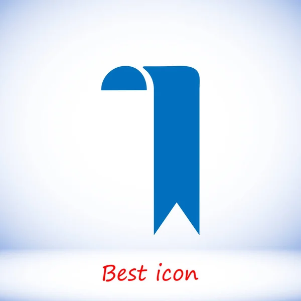 Bookmark ribbon icon — Stock Vector