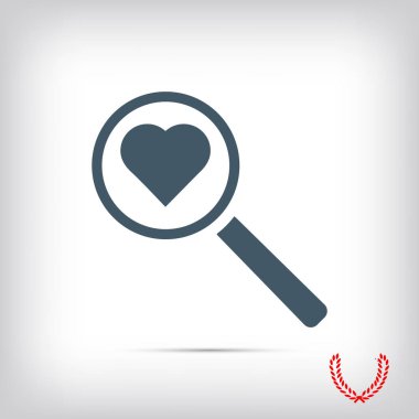 kalp arama simgesi