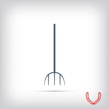 Bahçe çatal simgesi