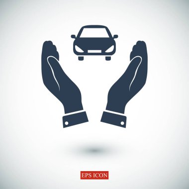 Araba vektör simgesi