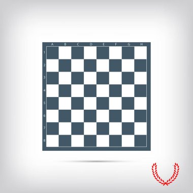 Satranç düz simgesi