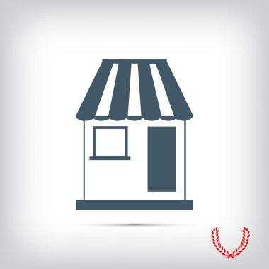 Dükkanı simgesi illüstrasyon