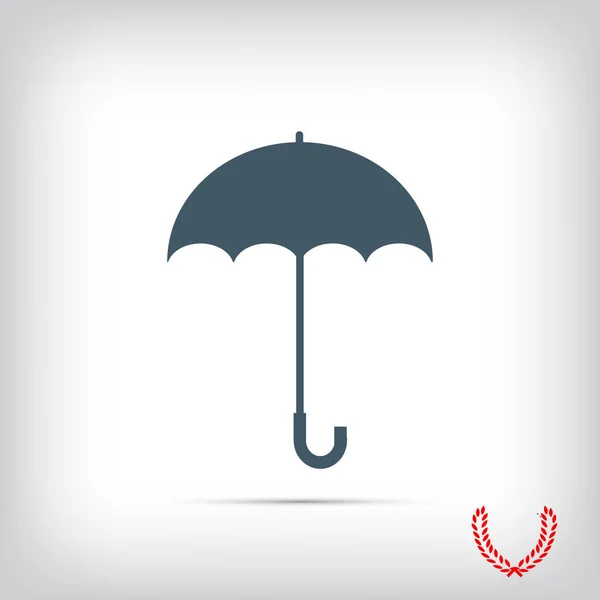 Ícone web guarda-chuva — Vetor de Stock