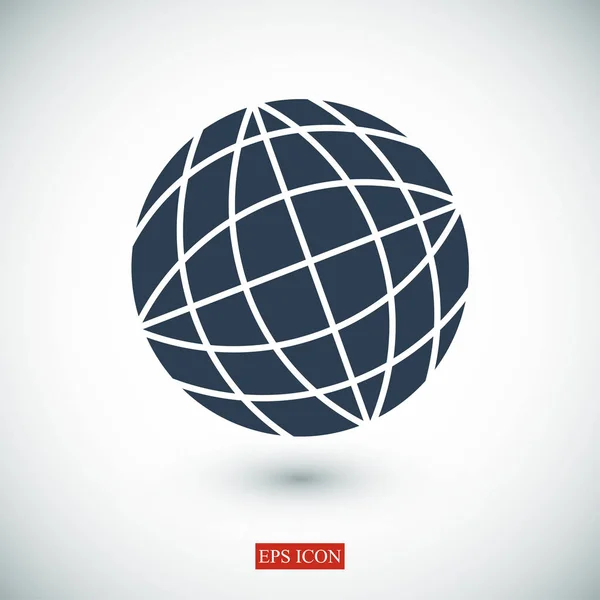 Ikona Globe Earth — Stockový vektor