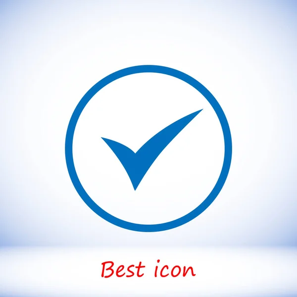 Icône web ok — Image vectorielle