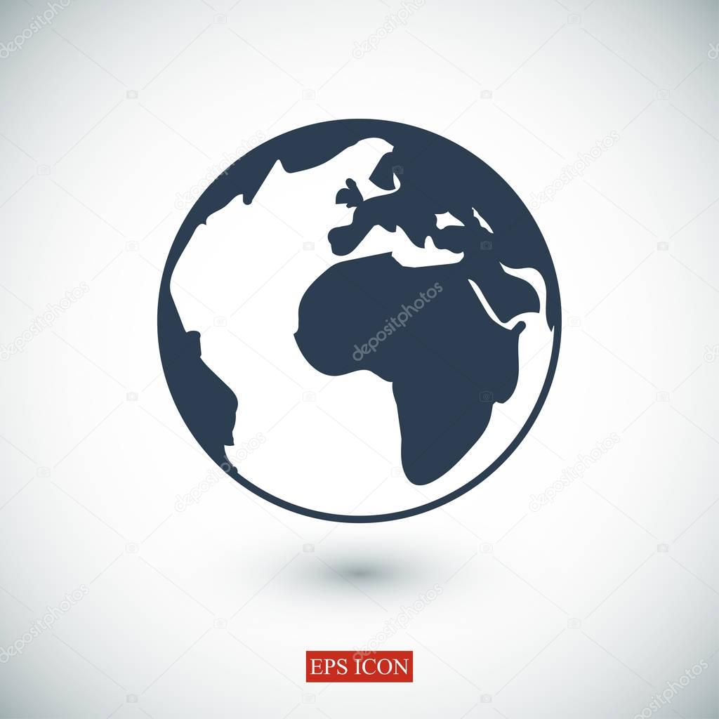  Globe earth icon