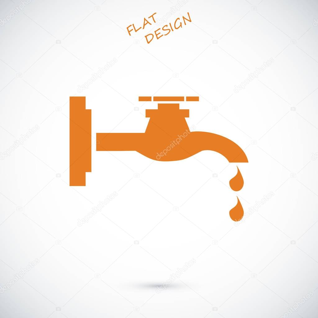  flat Faucet icon