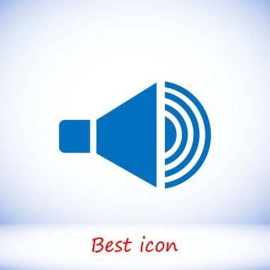  düz hoparlör simgesi