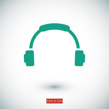  düz kulaklık simgesi