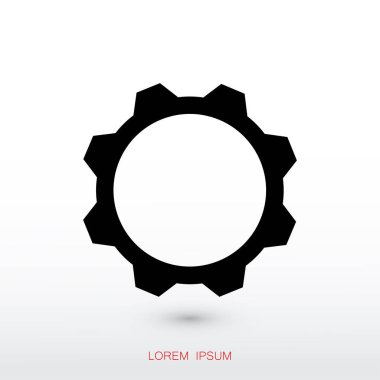 dişli vektör simgesi