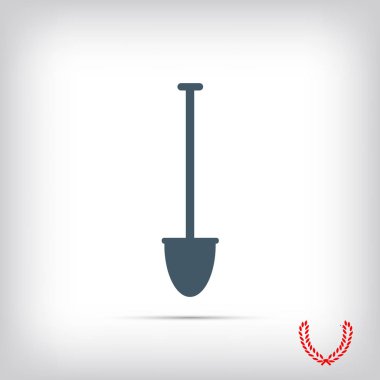 Kürek düz simgesi