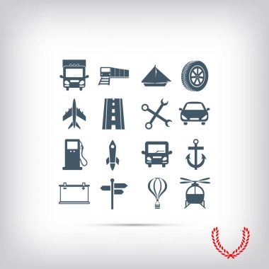 taşıma simgeleri ayarlandı