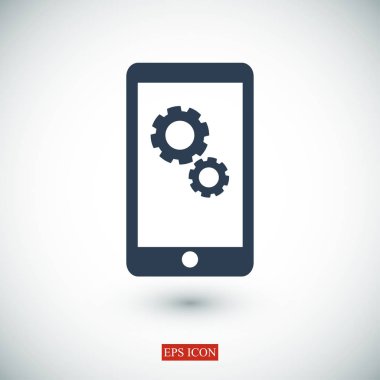 Akıllı Telefon Düz Simgesi