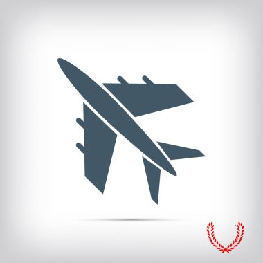uçak vektör simgesi