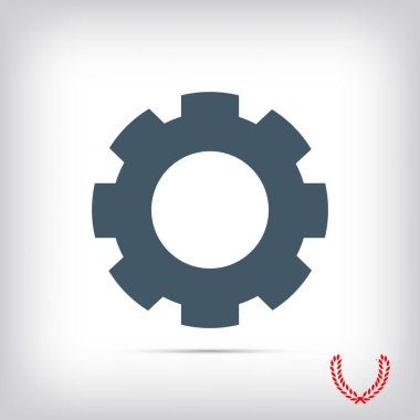 dişli vektör simgesi