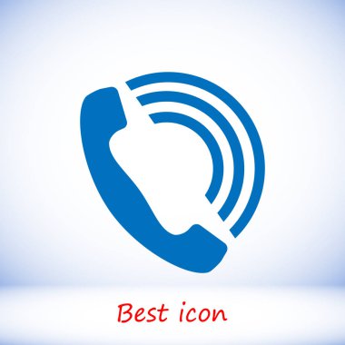 Telefon Düz Simgesi