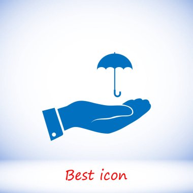 El simgesi olan şemsiye 