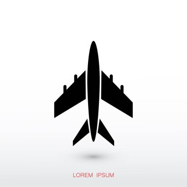 uçak vektör simgesi