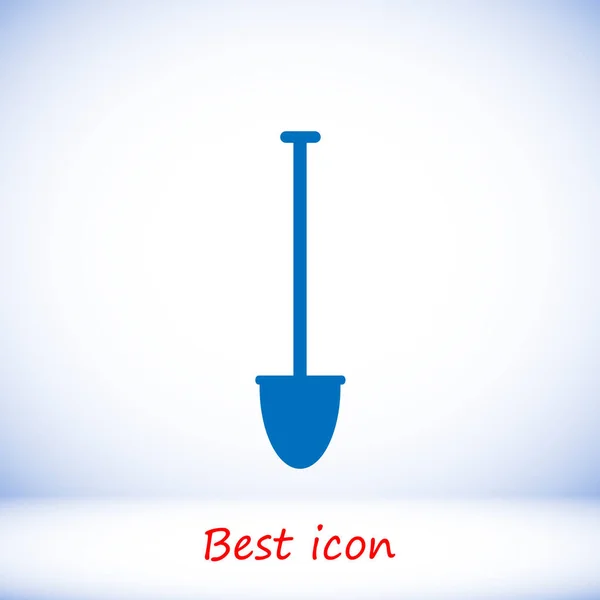 Shovel flat icon — Stock Vector