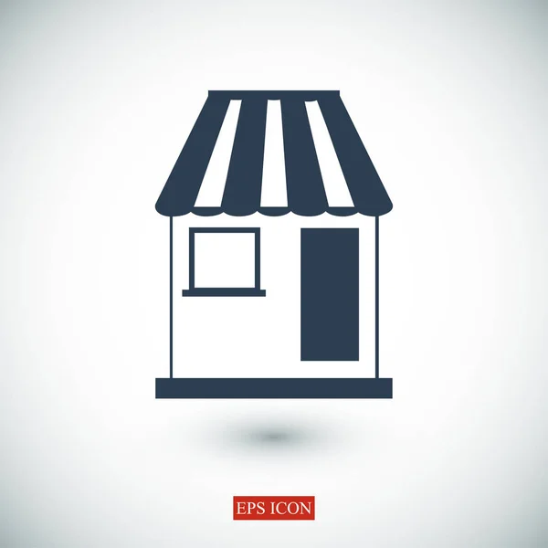 Icono de la tienda ilustración — Vector de stock