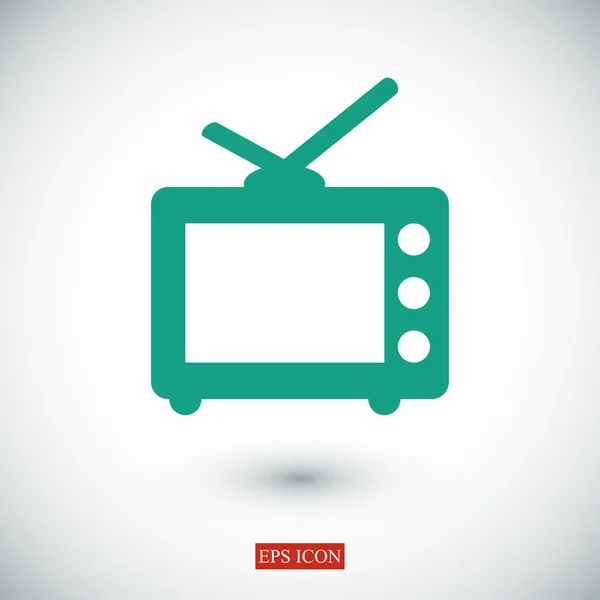 TV képernyő ikon — Stock Vector