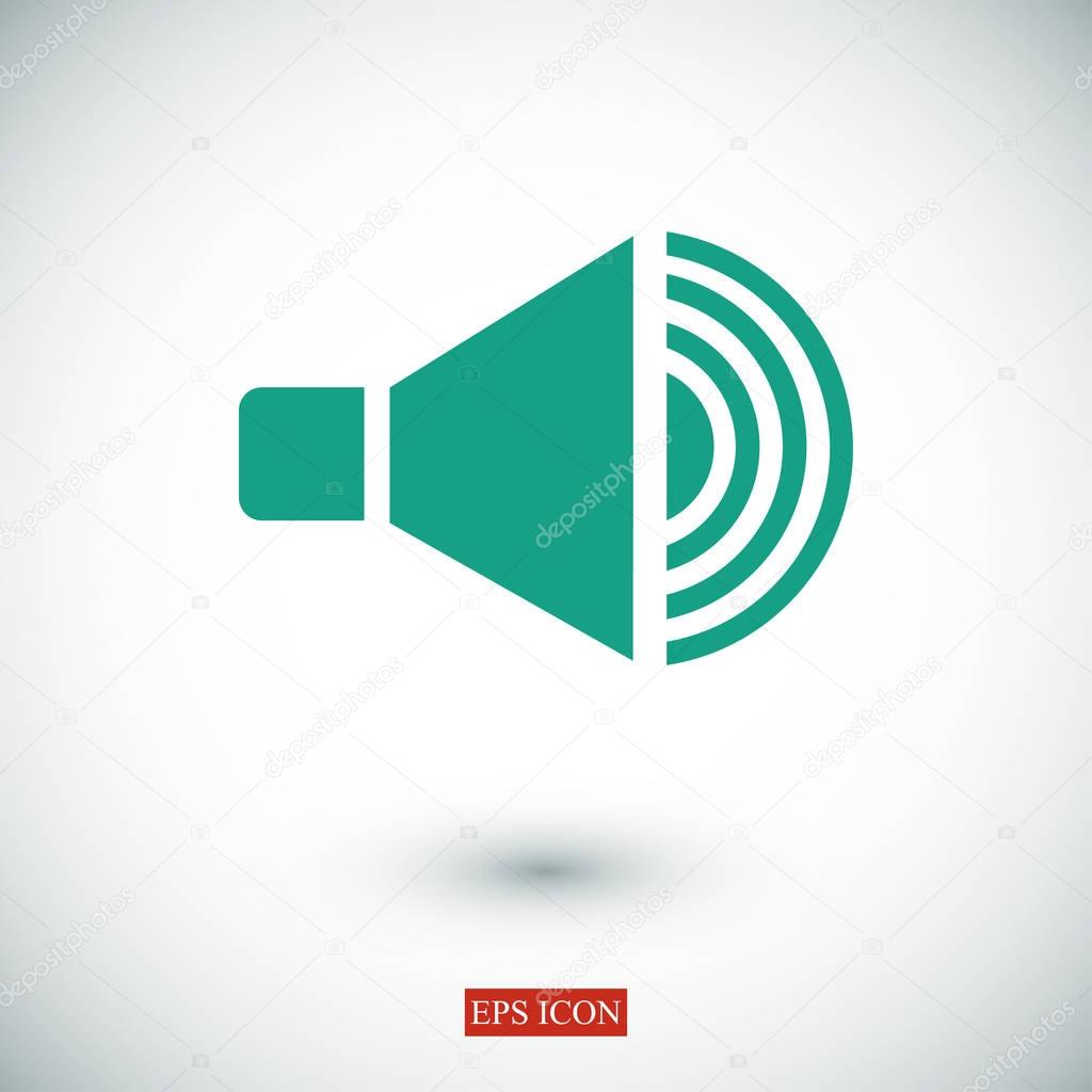  flat  speaker icon