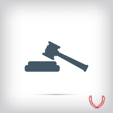  çekiç yargıç simgesi