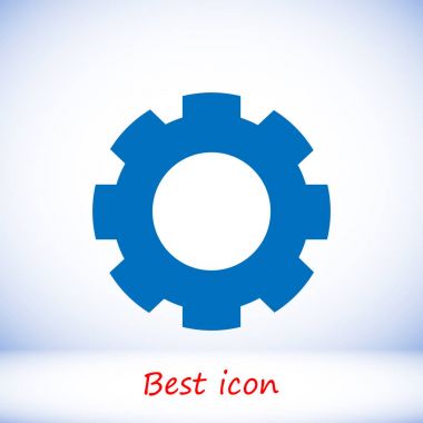 dişli vektör simgesi