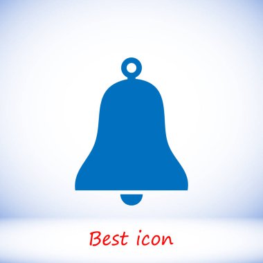 Bell düz simgesi