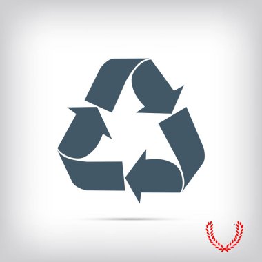 geri dönüşüm işareti simgesi