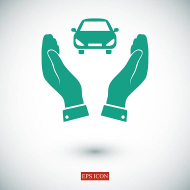 Araba vektör simgesi