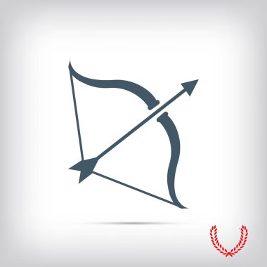 aşk tanrısı düz simgesi