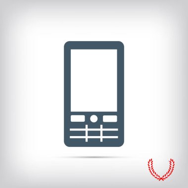 Telefon Düz Simgesi