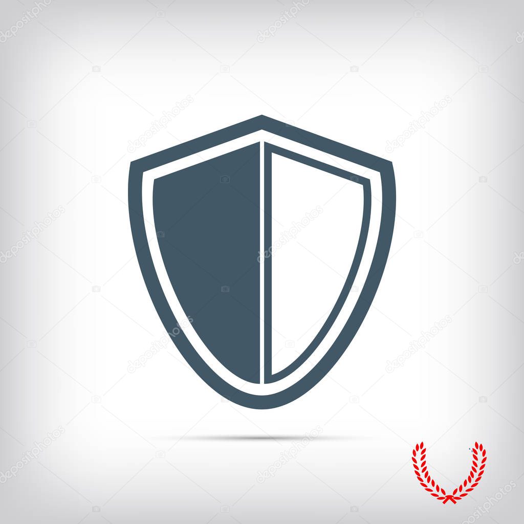 Shield icon illustration