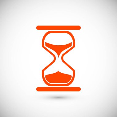 kum saati düz simgesi