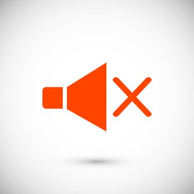 düz hoparlör simgesi