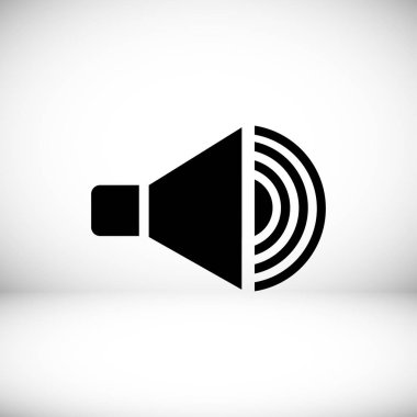 düz hoparlör simgesi