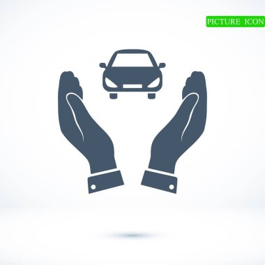 Arabayı düz simgesi