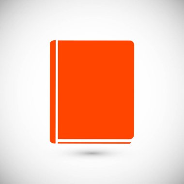 Kitap Düz Simgesi